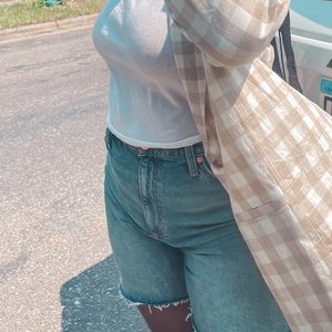 Women’s High-Rise Vintage Bermuda Shorts